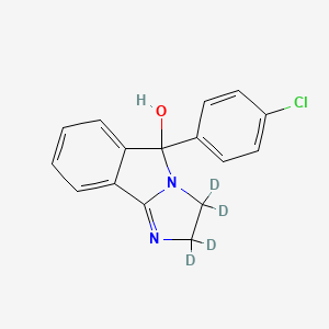 molecular formula C16H13ClN2O B593790 Mazindol-d4 CAS No. 1246815-50-8