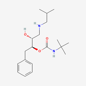 (2S,3R)-3-hydroxy-4-(isobutylamino)-1-phenylbutan-2-yl tert-butylcarbamate