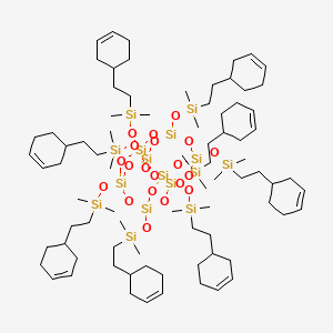 molecular formula C80H152O20Si16 B593804 Pss-octa(2-(4-cyclohexenyl)ethyldimethy CAS No. 136849-03-1