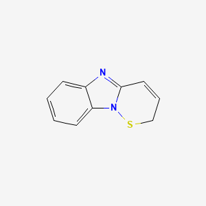 molecular formula C10H8N2S B593816 2h-[1,2]Thiazino[2,3-a]benzimidazole CAS No. 128952-60-3