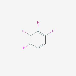 molecular formula C6H2F2I2 B059384 2,3-Difluoro-1,4-diiodobenzene CAS No. 501433-06-3