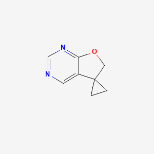 spiro[6H-furo[2,3-d]pyrimidine-5,1'-cyclopropane]