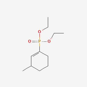 molecular formula C11H21O3P B593868 1-Diethoxyphosphoryl-3-methylcyclohexene CAS No. 126424-00-8