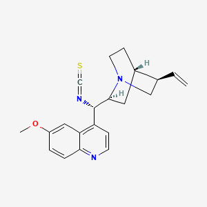 molecular formula C21H23N3OS B593876 Cinchonan, 9-isothiocyanato-6'-methoxy-, (8alpha,9S)- CAS No. 1295509-64-6