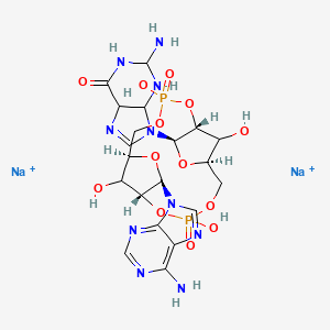 molecular formula C20H24N10O13P2 B593878 2'2'-cGAMP CAS No. 1465774-27-9