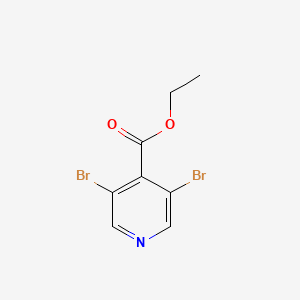 B593880 Ethyl 3,5-dibromoisonicotinate CAS No. 1214375-76-4