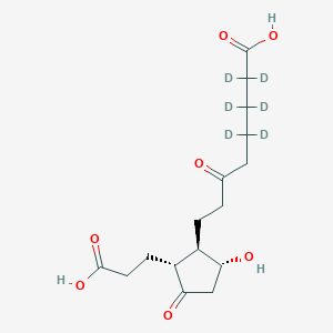 molecular formula C16H24O7 B593910 Tetranor-PGEM-d6 CAS No. 1240398-16-6