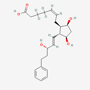 molecular formula C23H28D4O5 B593915 17-phenyl trinor Prostaglandin F2alpha-d4 CAS No. 58976-50-4