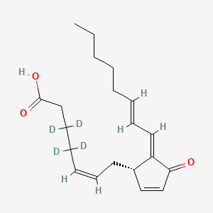 molecular formula C20H24D4O3 B593916 15-脱氧-Δ12,14-前列腺素 J2-d4 CAS No. 1542166-82-4
