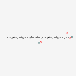 molecular formula C22H32O3 B593932 10-Hydroxydocosa-4,7,11,13,16,19-hexaenoic acid CAS No. 90780-50-0