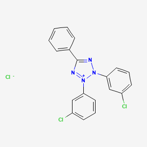 molecular formula C19H13Cl3N4 B593963 2,3-Bis(3-chlorophenyl)-5-phenyltetrazolium Chloride CAS No. 135788-07-7
