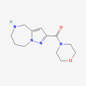 2-(4-morpholinylcarbonyl)-5,6,7,8-tetrahydro-4H-pyrazolo[1,5-a][1,4]diazepine hydrochloride