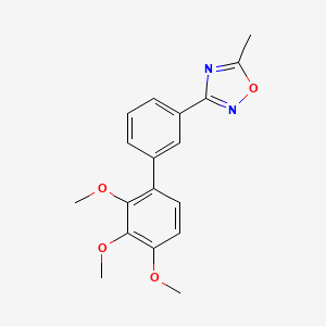 5-methyl-3-(2',3',4'-trimethoxybiphenyl-3-yl)-1,2,4-oxadiazole