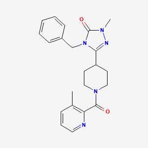 4-benzyl-2-methyl-5-{1-[(3-methylpyridin-2-yl)carbonyl]piperidin-4-yl}-2,4-dihydro-3H-1,2,4-triazol-3-one