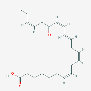 molecular formula C22H32O3 B594033 17-酮-(7Z,10Z,13Z,15E,19Z)-二十二碳五烯酸 CAS No. 1233715-33-7