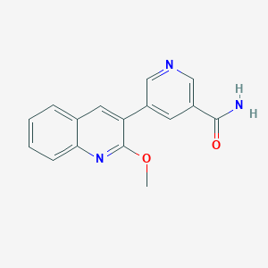 5-(2-methoxyquinolin-3-yl)nicotinamide