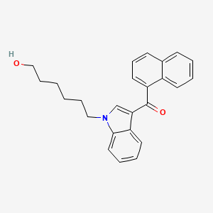 molecular formula C25H25NO2 B594045 JWH 019 N-(6-羟基己基) 代谢物 CAS No. 1435934-29-4