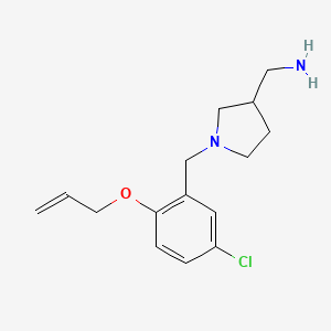 ({1-[2-(allyloxy)-5-chlorobenzyl]-3-pyrrolidinyl}methyl)amine dihydrochloride