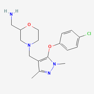 [(4-{[5-(4-chlorophenoxy)-1,3-dimethyl-1H-pyrazol-4-yl]methyl}-2-morpholinyl)methyl]amine dihydrochloride