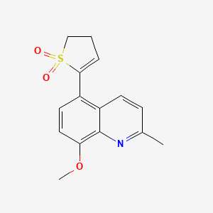 5-(1,1-dioxido-4,5-dihydro-2-thienyl)-8-methoxy-2-methylquinoline