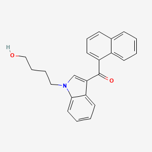 molecular formula C23H21NO2 B594066 JWH 073 N-(4-羟丁基)代谢物 CAS No. 335161-14-3