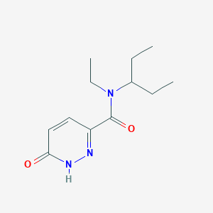 N-ethyl-N-(1-ethylpropyl)-6-oxo-1,6-dihydropyridazine-3-carboxamide