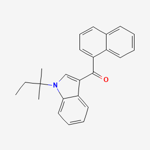 molecular formula C24H23NO B594075 JWH 018 N-(1,1-二甲基丙基)异构体 CAS No. 1358118-35-0