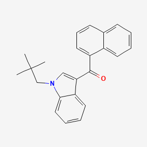 molecular formula C24H23NO B594076 JWH 018 N-(2,2-二甲基丙基)异构体 CAS No. 1427325-47-0