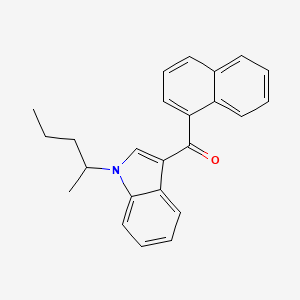 molecular formula C24H23NO B594077 JWH 018 N-(1-甲基丁基)异构体 CAS No. 1427325-45-8