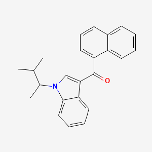 molecular formula C24H23NO B594081 JWH 018 N-(1,2-dimethylpropyl) isomer CAS No. 1427325-40-3