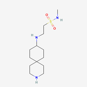 2-(3-azaspiro[5.5]undec-9-ylamino)-N-methylethanesulfonamide dihydrochloride