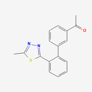 1-[2'-(5-methyl-1,3,4-thiadiazol-2-yl)biphenyl-3-yl]ethanone