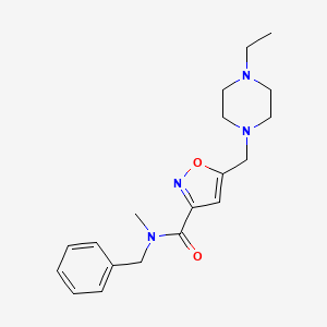 N-benzyl-5-[(4-ethylpiperazin-1-yl)methyl]-N-methylisoxazole-3-carboxamide