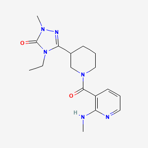 4-ethyl-2-methyl-5-(1-{[2-(methylamino)pyridin-3-yl]carbonyl}piperidin-3-yl)-2,4-dihydro-3H-1,2,4-triazol-3-one