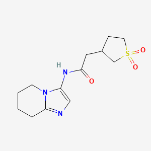 2-(1,1-dioxidotetrahydro-3-thienyl)-N-(5,6,7,8-tetrahydroimidazo[1,2-a]pyridin-3-yl)acetamide