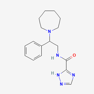 N-(2-azepan-1-yl-2-phenylethyl)-1H-1,2,4-triazole-5-carboxamide