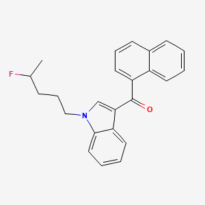 molecular formula C24H22FNO B594093 AM2201 N-(4-氟戊基)异构体 CAS No. 1427325-95-8