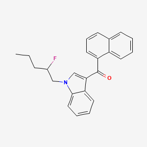 molecular formula C24H22FNO B594094 AM2201 N-(2-fluoropentyl) isomer CAS No. 1800102-24-2