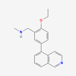 (2-ethoxy-5-isoquinolin-5-ylbenzyl)methylamine