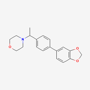 4-{1-[4-(1,3-benzodioxol-5-yl)phenyl]ethyl}morpholine