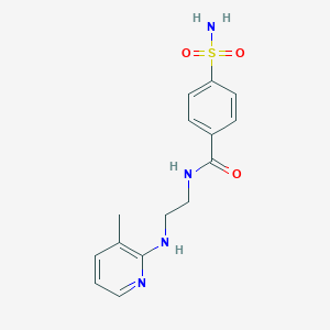 4-(aminosulfonyl)-N-{2-[(3-methylpyridin-2-yl)amino]ethyl}benzamide