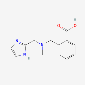 2-{[(1H-imidazol-2-ylmethyl)(methyl)amino]methyl}benzoic acid