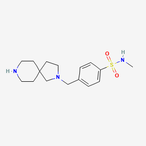 4-(2,8-diazaspiro[4.5]dec-2-ylmethyl)-N-methylbenzenesulfonamide dihydrochloride