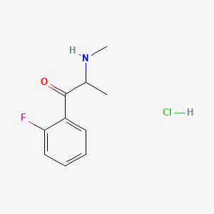 molecular formula C10H13ClFNO B594131 2-氟麻黄酮盐酸盐 CAS No. 1346599-37-8