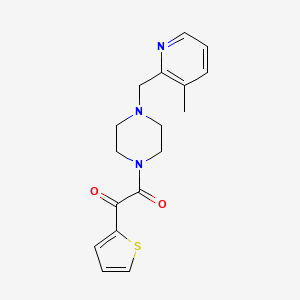 2-{4-[(3-methylpyridin-2-yl)methyl]piperazin-1-yl}-2-oxo-1-(2-thienyl)ethanone