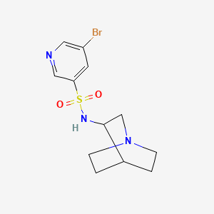 B594133 5-Bromo-n-(quinuclidin-3-yl)pyridine-3-sulfonamide CAS No. 1304451-98-6