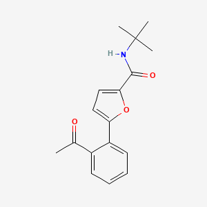 5-(2-acetylphenyl)-N-(tert-butyl)-2-furamide