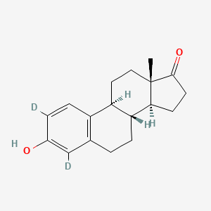 molecular formula C18H22O2 B594136 雌酮-2,4-D2 CAS No. 350820-16-5