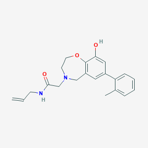 N-allyl-2-[9-hydroxy-7-(2-methylphenyl)-2,3-dihydro-1,4-benzoxazepin-4(5H)-yl]acetamide