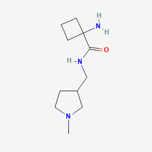 1-amino-N-[(1-methyl-3-pyrrolidinyl)methyl]cyclobutanecarboxamide dihydrochloride